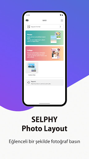 SELPHY Photo Layout ekran görüntüsü