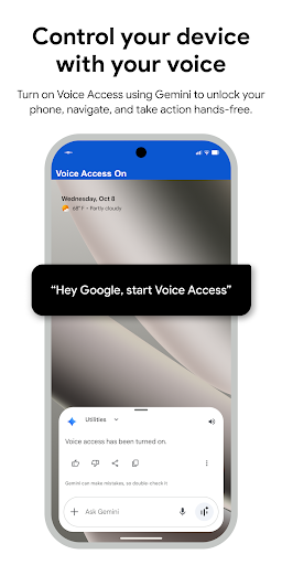Voice Access ekran görüntüsü