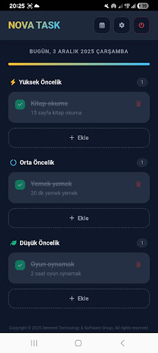Nova Task ekran görüntüsü