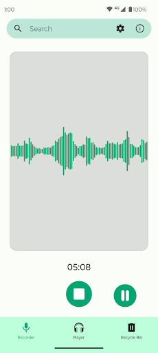 Fossify Voice Recorder Beta ekran görüntüsü