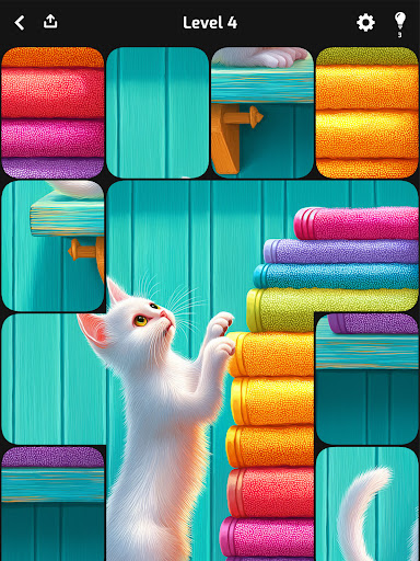 Cat Jigsaw Solitaire ekran görüntüsü