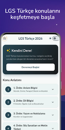 LGS Türkçe Soru Bankası 2026 ekran görüntüsü