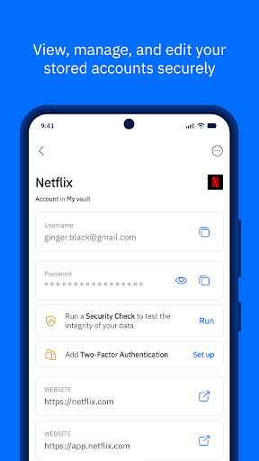 Bitdefender SecurePass ekran görüntüsü