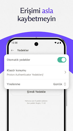 Proton Authenticator ekran görüntüsü