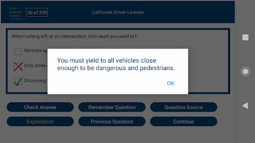 California Driver License ekran görüntüsü