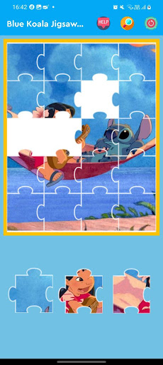 Cute Blue Koala Jigsaw Puzzle ekran görüntüsü