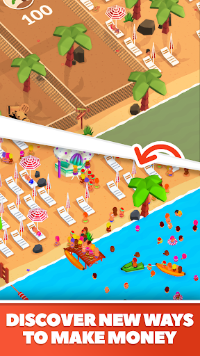 Beach Club Tycoon : Idle Game ekran görüntüsü