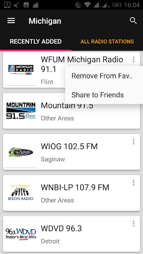 Michigan Radio Stations - USA ekran görüntüsü