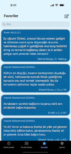Günün Hadisi - My Daily Hadith ekran görüntüsü