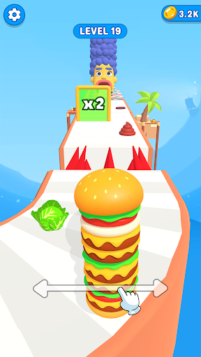 Burger pişirme oyunları ekran görüntüsü