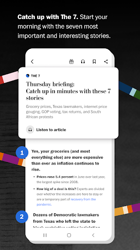 Washington Post: Live News ekran görüntüsü