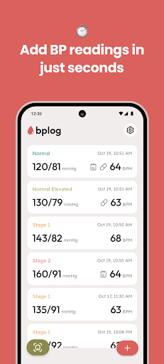 BP Log - Blood Pressure Diary ekran görüntüsü