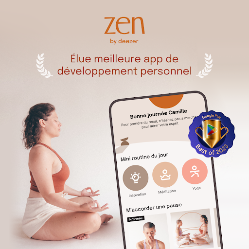 Zen by Deezer - Sommeil, Yoga ekran görüntüsü