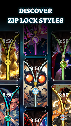 Secure Zipper Lock Screen ekran görüntüsü