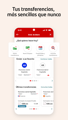 Santander Empresas ekran görüntüsü