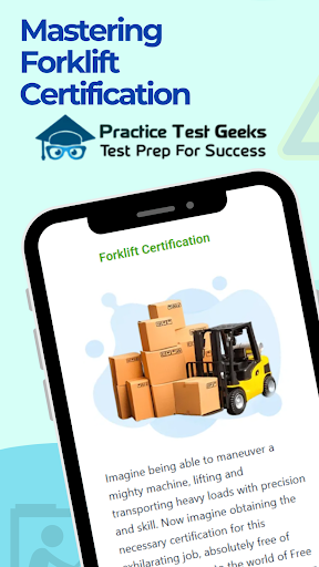 Forklift Practice Test ekran görüntüsü