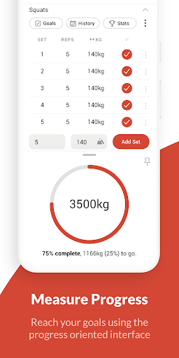 Intensity - Powerlifting Log ekran görüntüsü