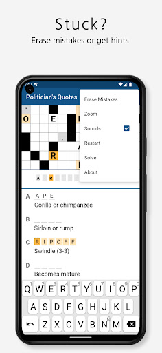 Acrostic Crossword Puzzles ekran görüntüsü