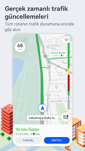 Petal Haritalar -GPS ve Trafik ekran görüntüsü