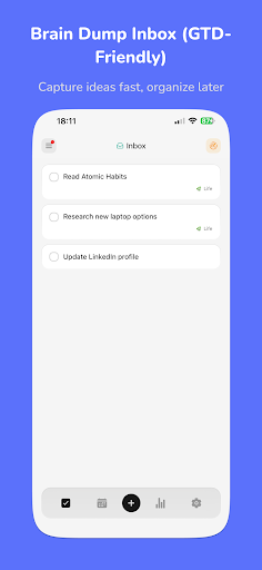 FocusGTD: Power Task Manager ekran görüntüsü
