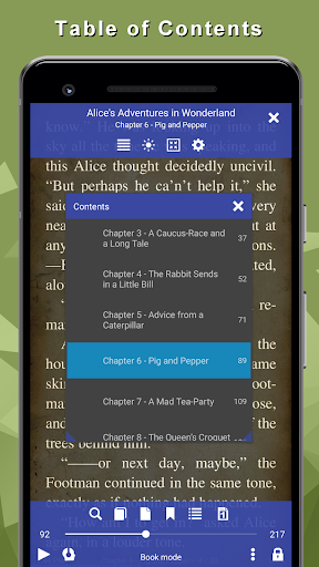 EPUB Reader tüm kitaplar için ekran görüntüsü