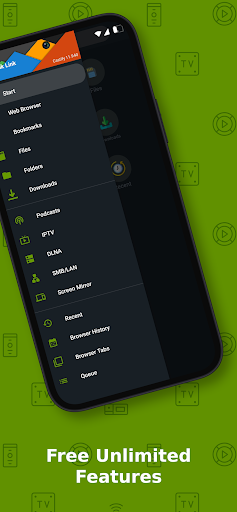 Cast to TV+ Chromecast Roku TV ekran görüntüsü