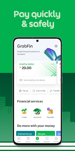 Grab - Taxi & Food Delivery ekran görüntüsü