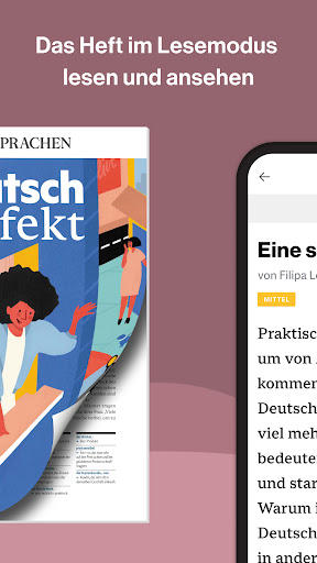 Deutsch perfekt lernen ekran görüntüsü