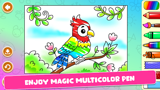 Animal Coloring Games for Kids ekran görüntüsü