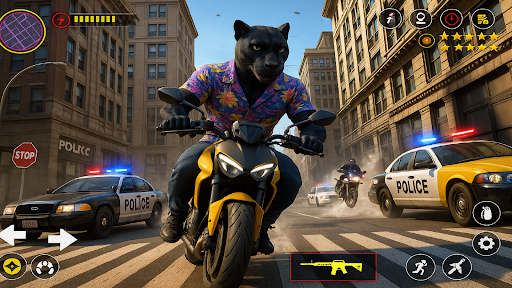 Wild Panther Hero City Fight ekran görüntüsü