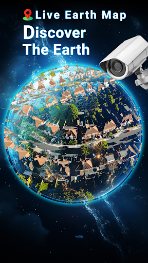 Earth Map App - Live Cam View ekran görüntüsü