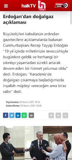 Halk TV ekran görüntüsü