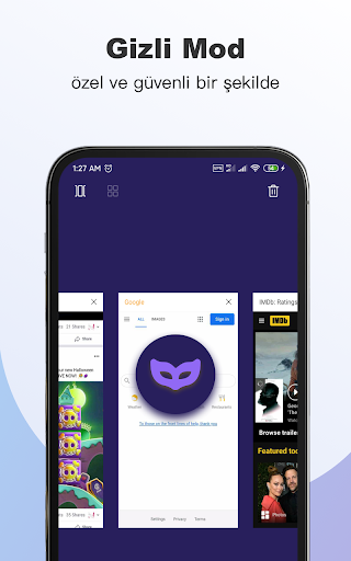 Fiery Browser - Fast & Private ekran görüntüsü