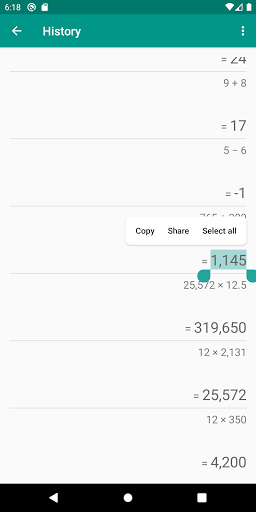 SimpleCalc+ ekran görüntüsü