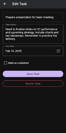 Taskly - Smart Task Manager ekran görüntüsü