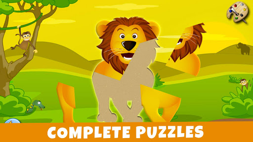 Savanna - Puzzles and Coloring ekran görüntüsü