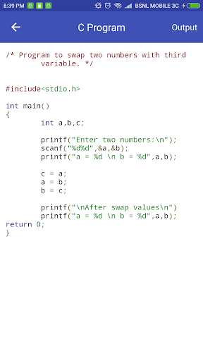 C Programming Language ekran görüntüsü