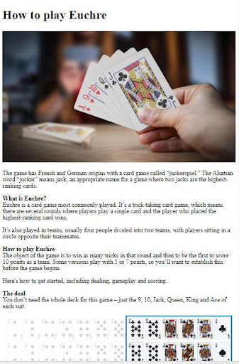 How to Play Euchre ekran görüntüsü