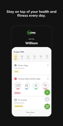 Worx Gyms ekran görüntüsü