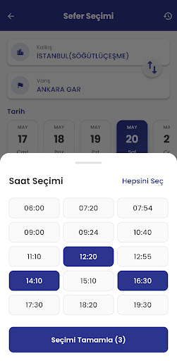 Tren Bilet Alarm: Koltuk Alarm ekran görüntüsü