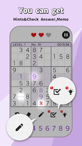 SUDOKU Classic Game ekran görüntüsü
