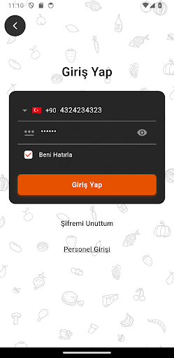 Özel Sipariş ekran görüntüsü
