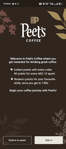 Peet's Coffee ME ekran görüntüsü