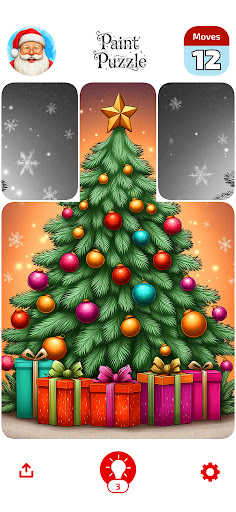 Christmas Paint Puzzle ekran görüntüsü