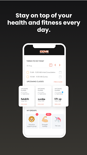 Cove Athletic Club ekran görüntüsü