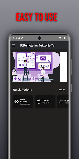 Remote for Teksonic tv ekran görüntüsü