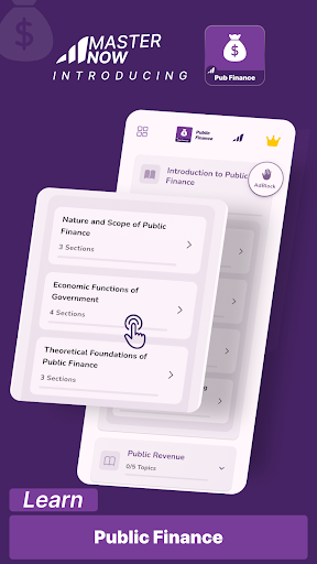 Public Finance - MasterNow ekran görüntüsü