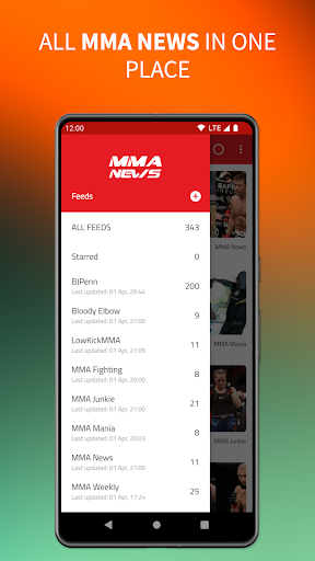 MMA News ekran görüntüsü