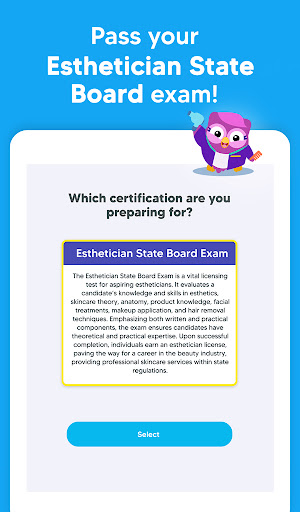 Esthetician Exam Prep Test ekran görüntüsü