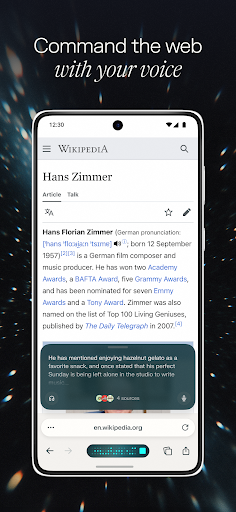 Comet: AI Browser & Assistant ekran görüntüsü